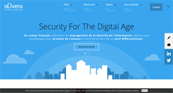Desktop Screenshot of advens.fr