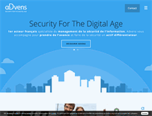 Tablet Screenshot of advens.fr